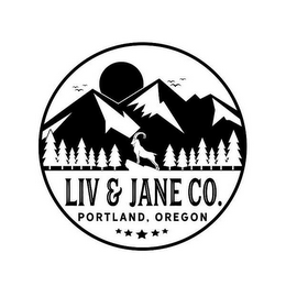 LIV & JANE CO. PORTLAND, OREGON logo