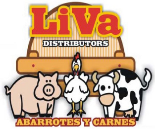 LIVA DISTRIBUTORS ABARROTES Y CARNES logo