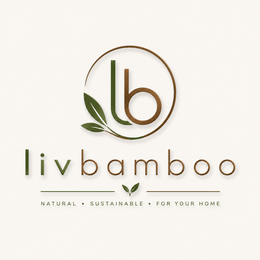 LIVBAMBOO NATURAL · SUSTAINABLE · FOR YOUR HOME logo