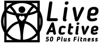 LIVE ACTIVE 50 PLUS FITNESS logo