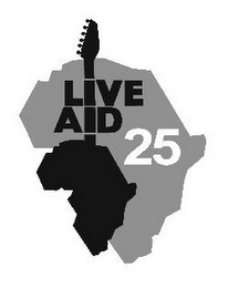 LIVE AID 25 logo