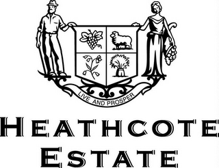 LIVE AND PROSPER HEATHCOTE ESTATE logo