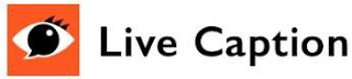LIVE CAPTION logo