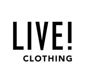 LIVE! CLOTHING logo