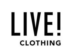 LIVE! CLOTHING logo