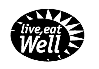 LIVE, EAT WELL logo