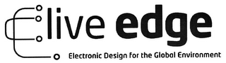 LIVE EDGE ELECTRONIC DESIGN FOR THE GLOBAL ENVIRONMENT logo