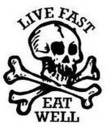 LIVE FAST EAT WELL logo
