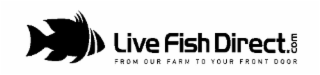 LIVE FISH DIRECT. COM FROM OUR FARM TO YOUR FRONT DOOR logo