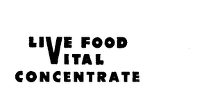 LIVE FOOD VITAL CONCENTRATE logo