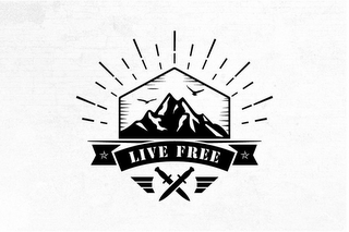 LIVE FREE logo