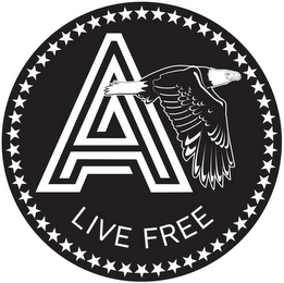 LIVE FREE A logo
