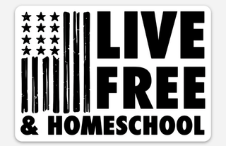 LIVE FREE & HOMESCHOOL logo