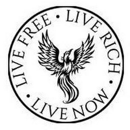 · LIVE FREE · LIVE RICH · LIVE NOW · logo