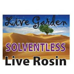 LIVE GARDEN SOLVENTLESS LIVE ROSIN logo