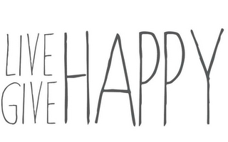LIVE GIVE HAPPY logo