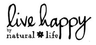 LIVE HAPPY BY NATURAL LIFE logo