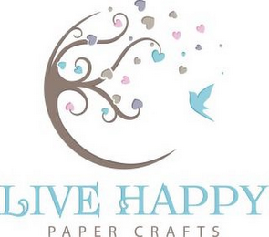 LIVE HAPPY PAPER CRAFTS logo