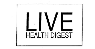 LIVE HEALTH DIGEST logo