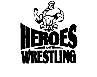 LIVE HEROS OF WRESTLING logo