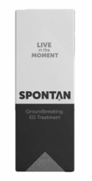 LIVE IN THE MOMENT SPONTAN GROUNDBREAKING ED TREATMENT logo