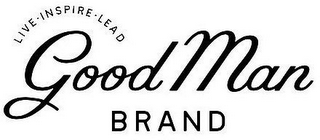 LIVE ·INSPIRE· LEAD GOOD MAN BRAND logo