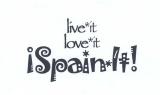 LIVE IT LOVE IT SPAIN IT! logo