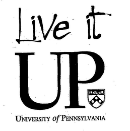 LIVE IT UP UNIVERSITY OF PENNSYLVANIA logo