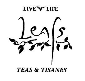 LIVE LIFE LEAFS TEAS & TISANES logo