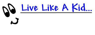 LIVE LIKE A KID... logo