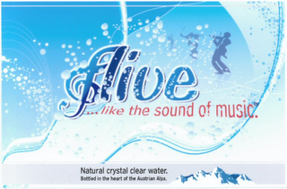LIVE ...LIKE THE SOUND OF MUSIC. NATURAL CRYSTAL CLEAR WATER. logo