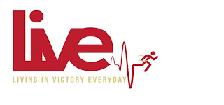 LIVE LIVING IN VICTORY EVERYDAY logo