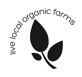 LIVE LOCAL ORGANIC FARMS logo