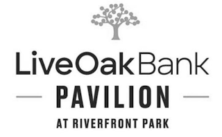 LIVE OAK BANK PAVILION AT RIVERFRONT PARK logo