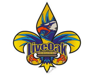 LIVE OAK EAGLES logo