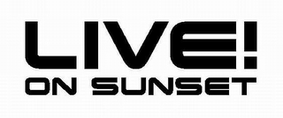 LIVE! ON SUNSET logo