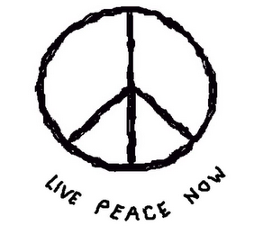LIVE PEACE NOW logo