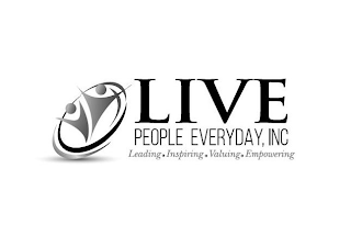 LIVE PEOPLE EVERYDAY, INC LEADING. INSPRIRING. VALUING. EMPOWERING logo