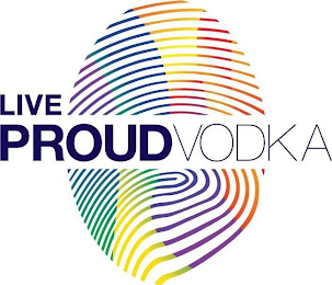 LIVE PROUD VODKA logo