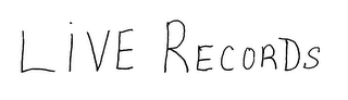 LIVE RECORDS logo