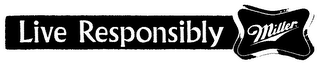 LIVE RESPONSIBLY MILLER logo