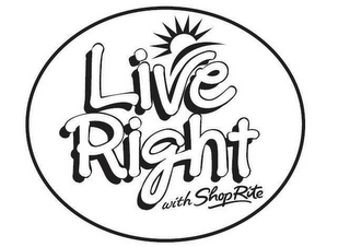 LIVE RIGHT WITH SHOP RITE logo