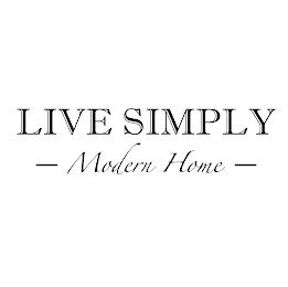 LIVE SIMPLY MODERN HOME logo