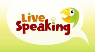 LIVE SPEAKING logo