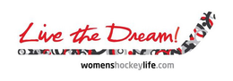 LIVE THE DREAM! WOMENSHOCKEYLIFE.COM logo