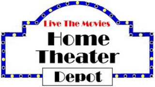 LIVE THE MOVIES HOME THEATER DEPOT logo
