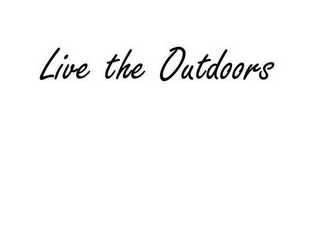 LIVE THE OUTDOORS logo