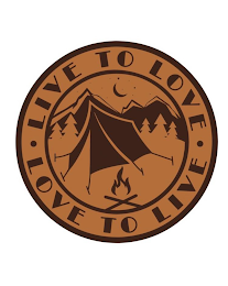 LIVE TO LOVE LOVE TO LIVE logo
