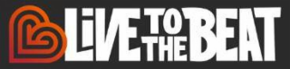 LIVE TO THE BEAT logo