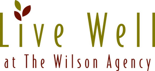 LIVE WELL AT THE WILSON AGENCY logo